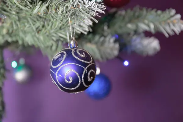 Sluitingen Van Kerstboom Ornamenten — Stockfoto