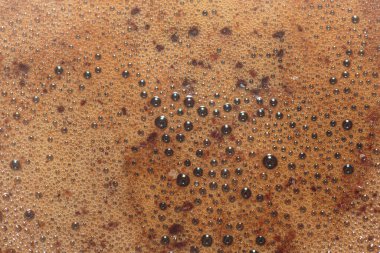 Doğal köpüklü Türk kahvesi. Sanat geçmişi kavramı.