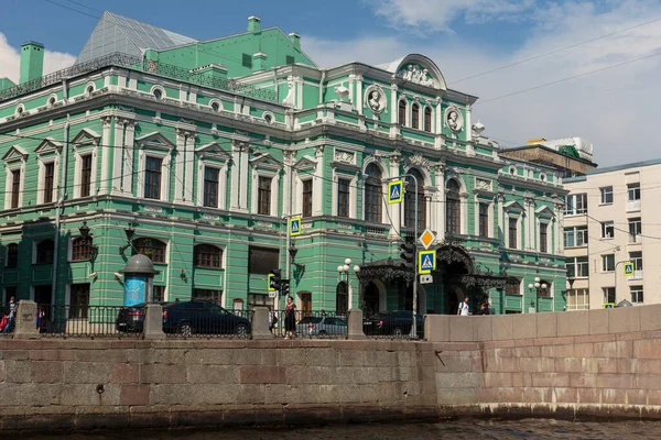 Petersburg Rusya Ağustos 2018 Bolşoy Tiyatrosu Binası Bdt Zevk Teknesinden — Stok fotoğraf