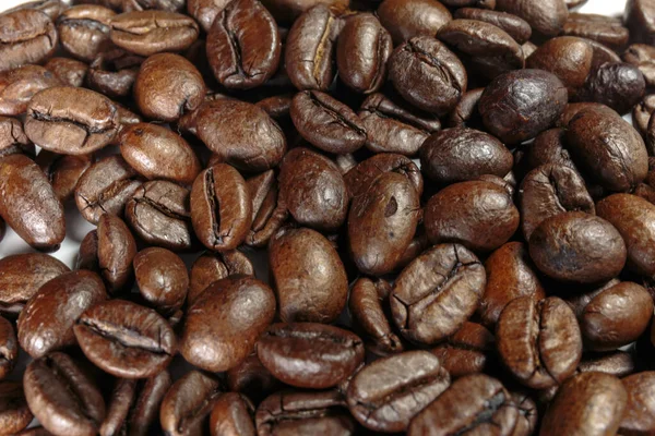 Jól Felszerelt Kávébab Háttér — Stock Fotó