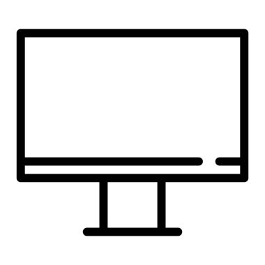 Beyaz arkaplan, vektör illüstrasyonunda simgeyi göster