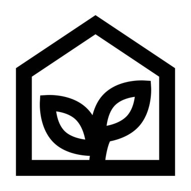 ev simgesi, vektör illüstrasyonu