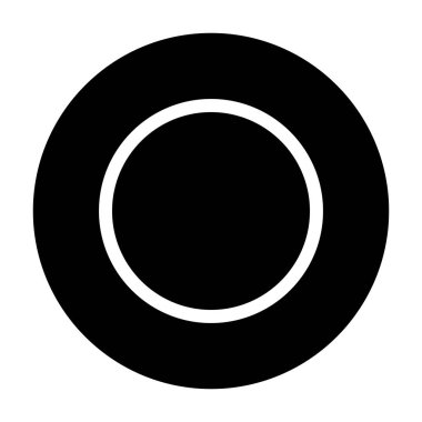 Plaka simgesi, vektör illüstrasyonu   