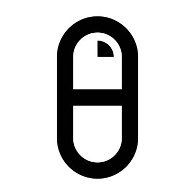 Hap simgesi, vektör illüstrasyonu