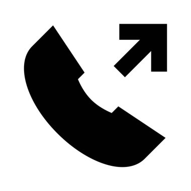 telefon simgesi, vektör illüstrasyonu