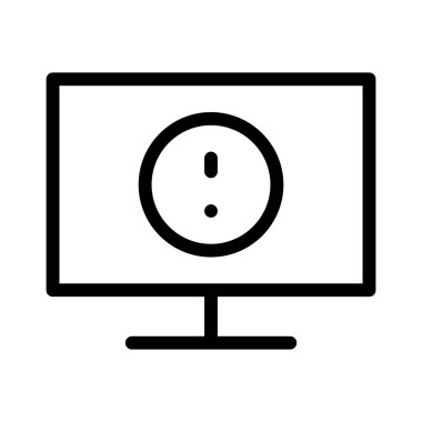 Beyaz arkaplan, vektör illüstrasyonunda simgeyi göster