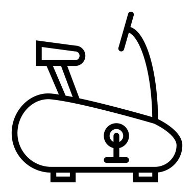 Atletizm simgesi, vektör illüstrasyonu