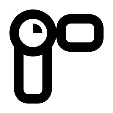 Kamera Elektronik simgesi, vektör illüstrasyonu