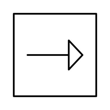 Sağ Ok simgesi, vektör