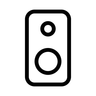 Hoparlör simgesi, vektör illüstrasyonu