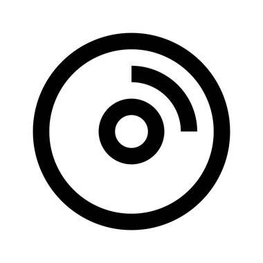 Disk simgesi, vektör çizimi