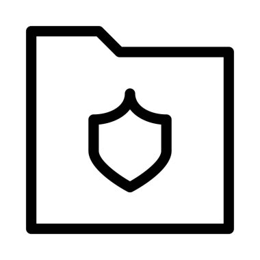 Beyaz arkaplanda simgeyi koruyan dizin, vektör illüstrasyonuName