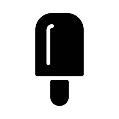 dondurma simgesi, vektör illüstrasyonu