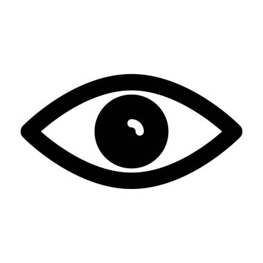 Göz İzleme Güvenlik simgesi, vektör 