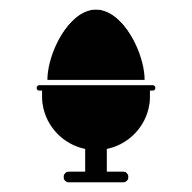 Yumurta Kahvaltı simgesi, vektör illüstrasyonu 