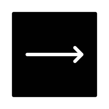 Sağ Ok simgesi, vektör