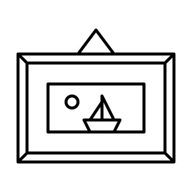 ev simgesi, vektör illüstrasyonu