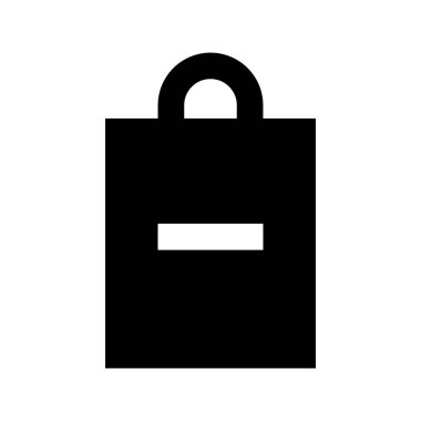 Alışveriş sembolü, Etiket Silme simgesi, vektör illüstrasyonu