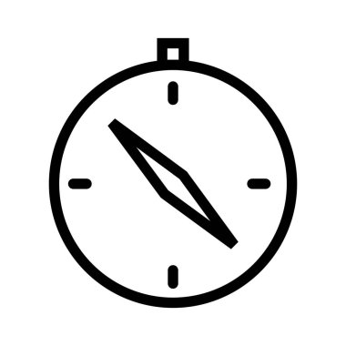 pusula simgesi, vektör illüstrasyonu