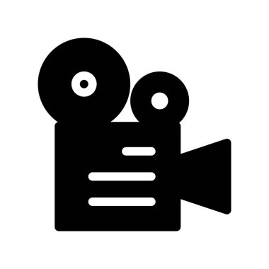Video Kamera simgesi, vektör