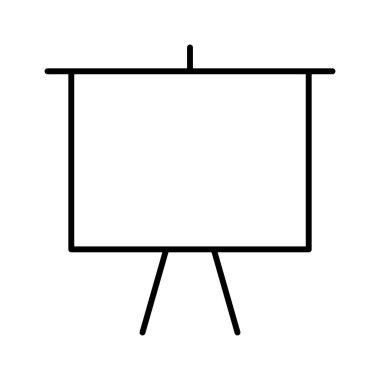  Ekran simgesi, vektör illüstrasyonu