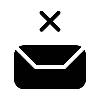 posta zarfı simgesi, vektör illüstrasyonu 