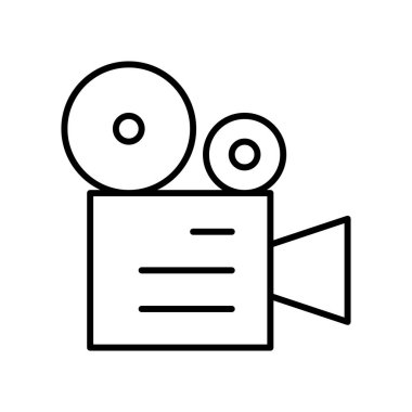 Video Kamera simgesi, vektör