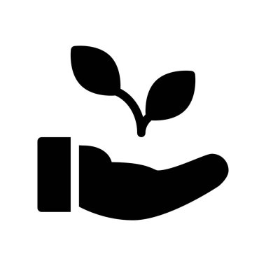 Eko Güç Enerji simgesi, vektör illüstrasyonu