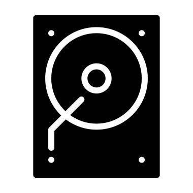 Disk simgesi, vektör çizimi