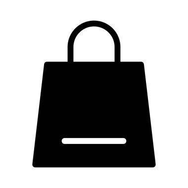 Alışveriş simgesi, vektör illüstrasyonu