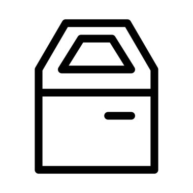 Terminal Bankası simgesi, vektör illüstrasyonu