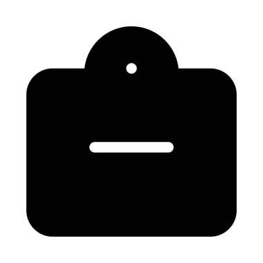 Alışveriş sembolü, Etiket Silme simgesi, vektör illüstrasyonu