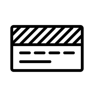 AK Kart Para simgesi, vektör illüstrasyonu