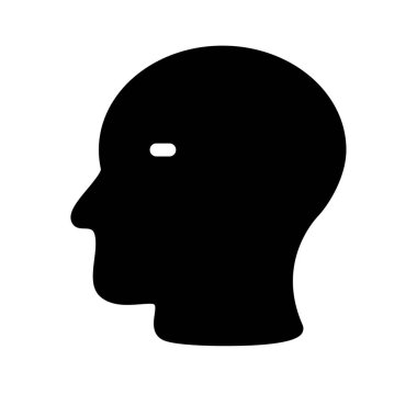 baş simge, vektör illüstrasyonu
