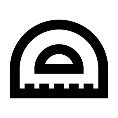 cetvel simgesi, vektör illüstrasyonu