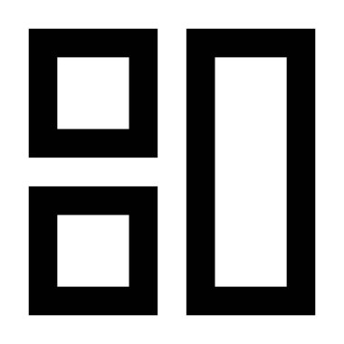 Izgara simgesi, vektör illüstrasyonu