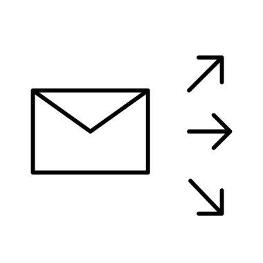 Newsletter simgesi, vektör illüstrasyonuName 