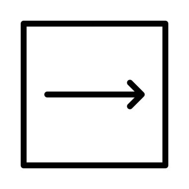 Sağ Ok simgesi, vektör