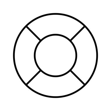 Kurtarma Yardım simgesi, vektör illüstrasyonu 