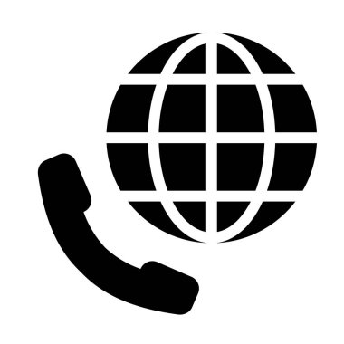 Konferans Çağrı simgesi, vektör illüstrasyonu