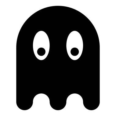 Hayalet simgesi, vektör illüstrasyonu