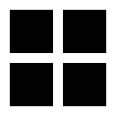 Izgara simgesi, vektör illüstrasyonu