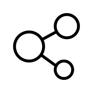  Bağlantı Ağı simgesi, vektör illüstrasyonu