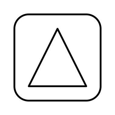 yukarı ok simgesi, vektör illüstrasyonu  