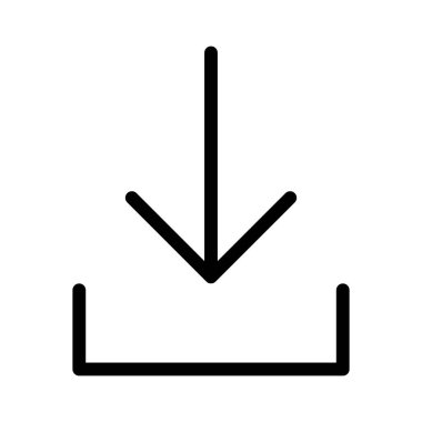 Simge indir, vektör illüstrasyonu