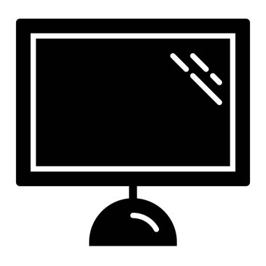 Beyaz arkaplan, vektör illüstrasyonunda simgeyi göster