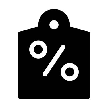Alışveriş sembolü, satış etiketi simgesi, vektör illüstrasyonu