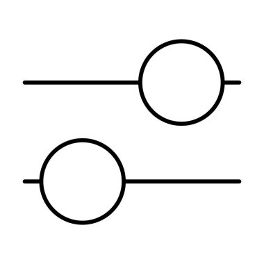 ayar simgesi, vektör illüstrasyonu