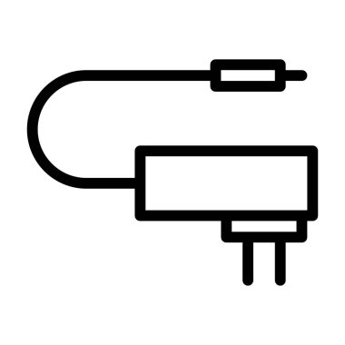  Güç Uyarlayıcı simgesi, vektör illüstrasyonu   