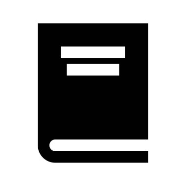 kitap simgesi, vektör illüstrasyonu